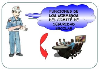 FUNCIONES DE LOS MIEMBROS DEL COMITÉ DE SEGURIDAD ESCOLAR 