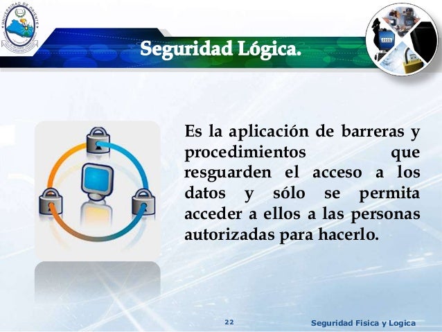 Seguridad física y lógica