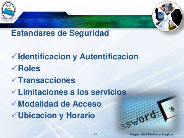 Seguridad física y lógica