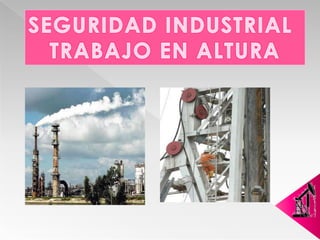 SEGURIDAD INDUSTRIAL  TRABAJO EN ALTURA 