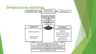 Temperaturas extremas
44
 