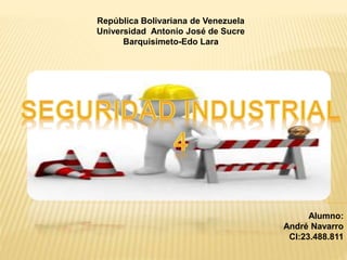 República Bolivariana de Venezuela
Universidad Antonio José de Sucre
Barquisimeto-Edo Lara
Alumno:
André Navarro
CI:23.488.811
 