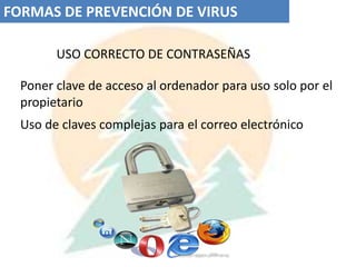 Formas de prevención ante virus