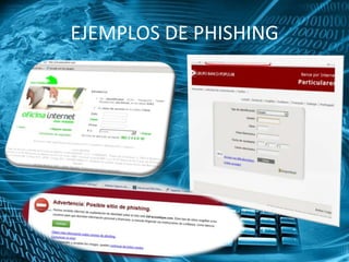 EJEMPLOS DE PHISHING
 