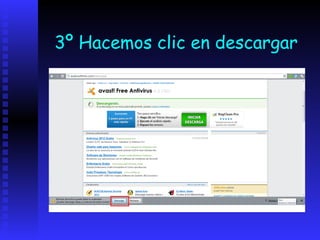 3º Hacemos clic en descargar
 