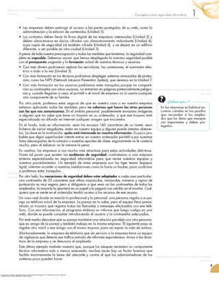 Roa Buendía, José Fabián. Seguridad informática. España: McGraw-Hill España, 2013. ProQuest ebrary. Web. 14 May 2015.
Copyright © 2013. McGraw-Hill España. All rights reserved.
 