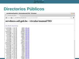 Directorios Públicos

 