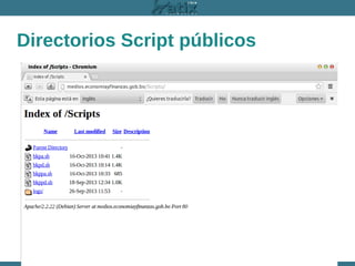 Directorios Script públicos

 