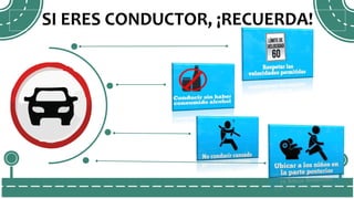SI ERES CONDUCTOR, ¡RECUERDA!
 