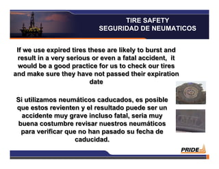 NETWORKVIAL PRESENTA: Seguridad Vial en Neumaticos 2008