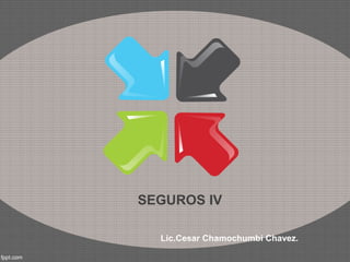 SEGUROS IV
Lic.Cesar Chamochumbi Chavez.
 