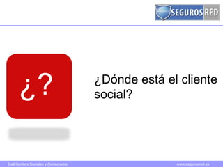 ¿? ¿Dónde está el cliente social? 