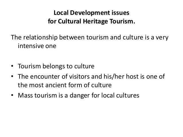 relationship between cultural heritage and tourism