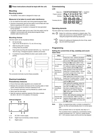 Seh62.1 instructions d_installation_xx | PDF