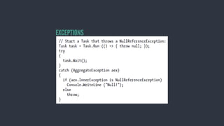 EXCEPTIONS
 
