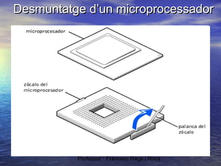 Desmuntatge d’un microprocessador

Professor : Francesc Raga i Roca

 