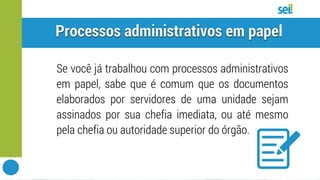 SEI | Bloco de assinatura