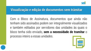 SEI | Bloco de assinatura