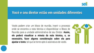 SEI | Boas práticas | Tipos de blocos