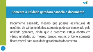 SEI | Cancelar  documento