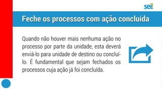 SEI | Concluir processo