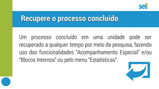 SEI | Concluir processo