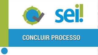 SEI | Concluir processo