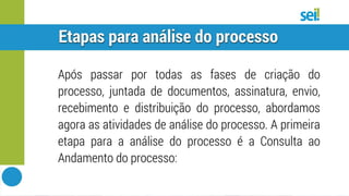 SEI | Consultar andamento do processo