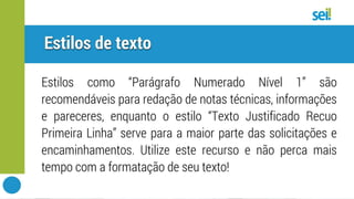 SEI | Editor de texto