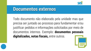 SEI | Incluir documentos