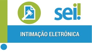 SEI Intimação Eletrônica