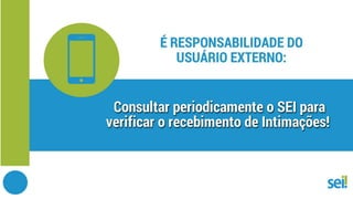 SEI Intimação Eletrônica