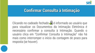 SEI Intimação Eletrônica