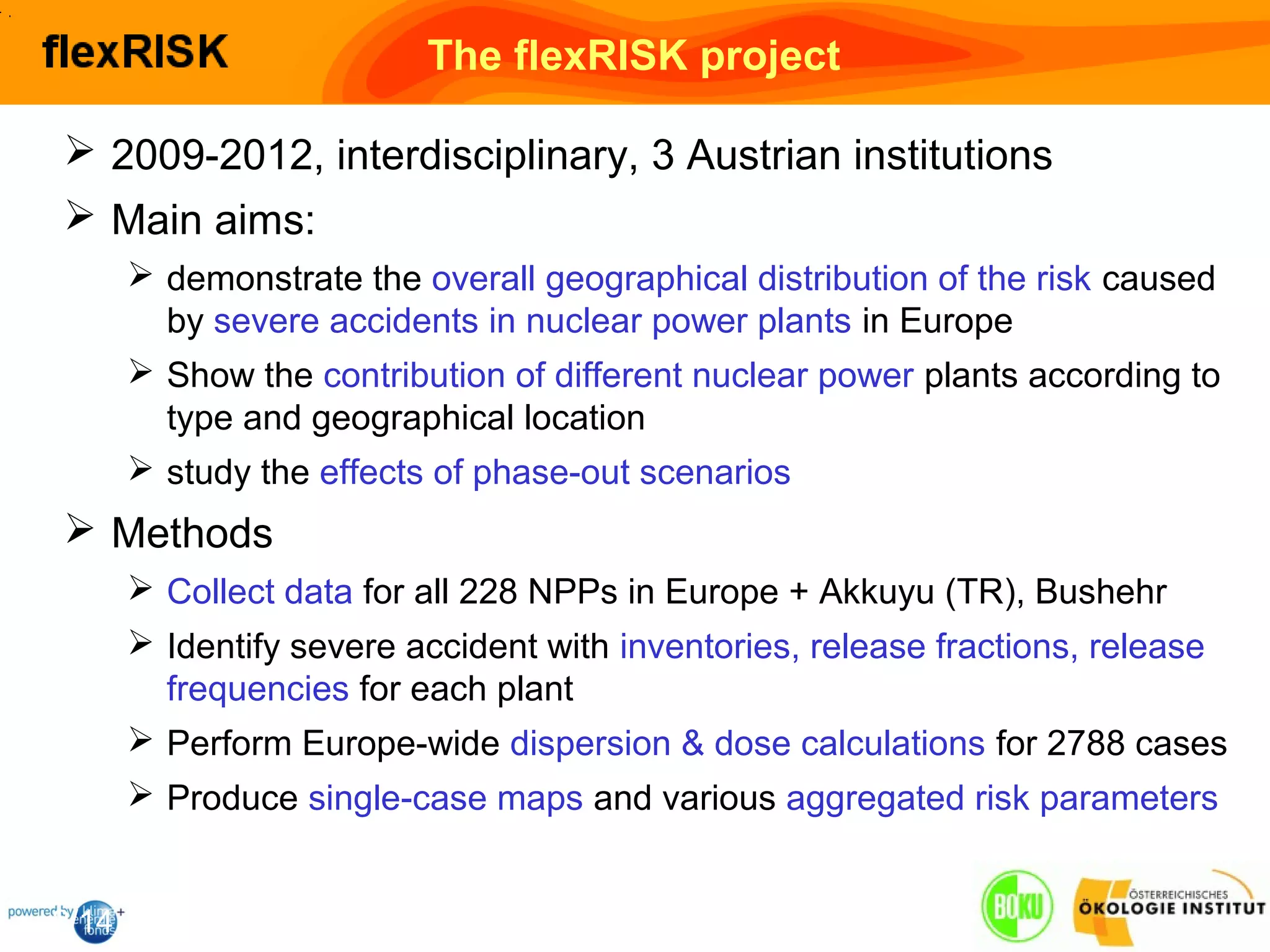 Severe accidents of nuclear power plants in Europe: possible ...