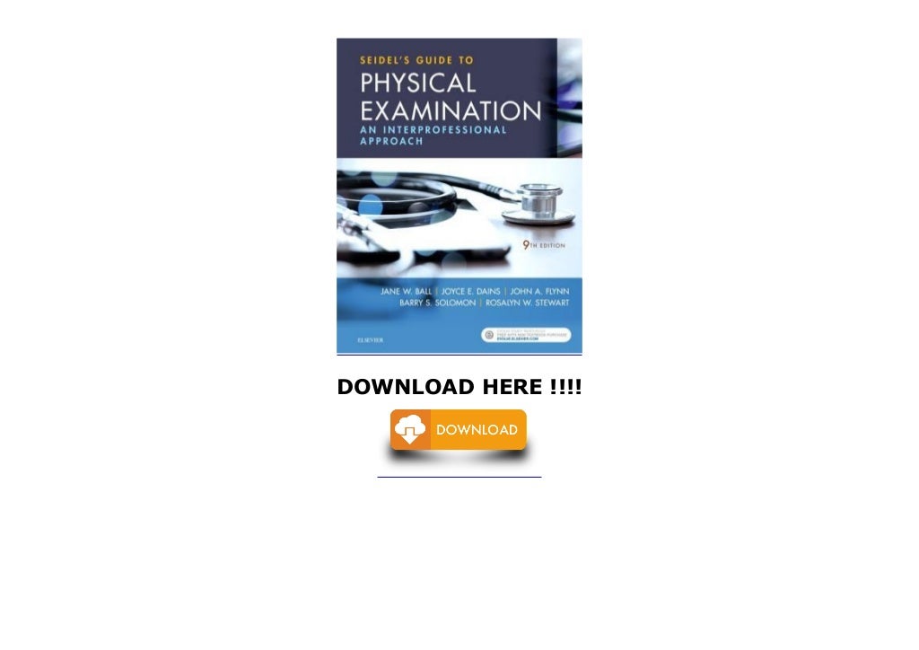 Seidel s Guide To Physical Examination An Interprofessional Appr Seidel s Guide To Physical Examination An Interprofessional Appr