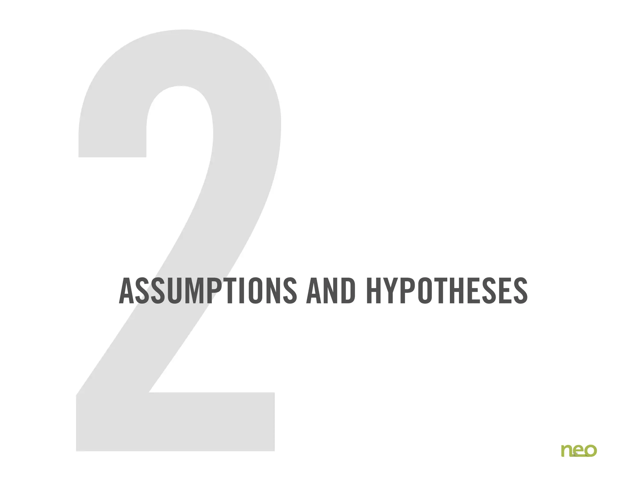 2ASSUMPTIONS AND HYPOTHESES
21
 