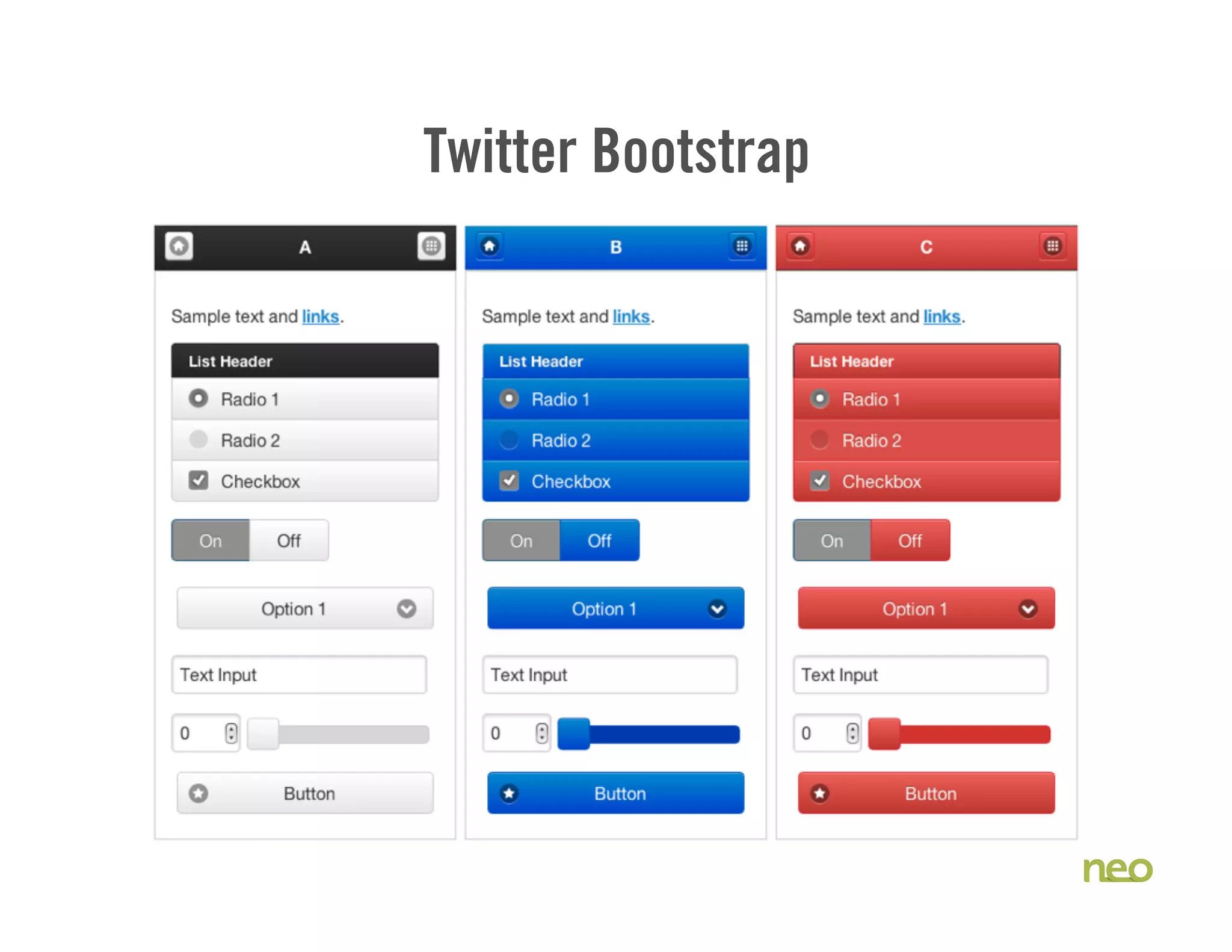 Twitter Bootstrap
 