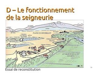 D – Le fonctionnement
de la seigneurie




                          14
Essai de reconstitution
 