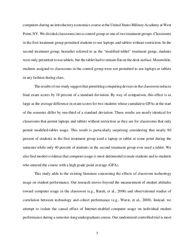 Impact of computer to students
