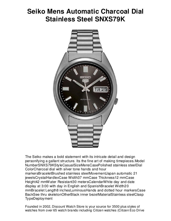 seiko men's snxs79k