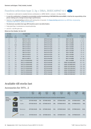 Seimens list price april 2012 | PDF