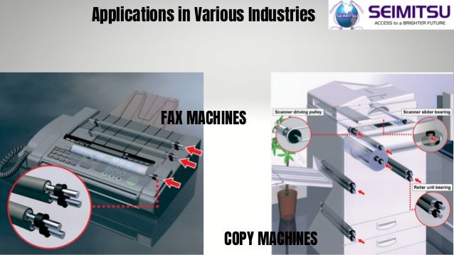 Applications in Various Industries
FAX MACHINES
COPY MACHINES
 