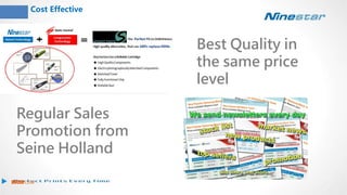 DOCER.COM
Best Quality in
the same price
level
Regular Sales
Promotion from
Seine Holland
Cost Effective
 