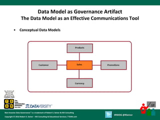 The Data Model as a Data Governance Artifact | PDF
