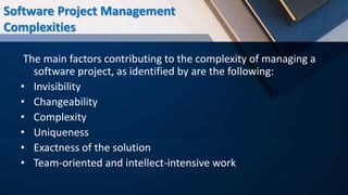Responsibilities of a Software Project Manager | PPTX