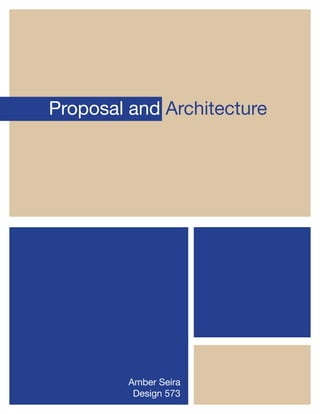 Proposal and Architecture




         Amber Seira
          Design 573
 