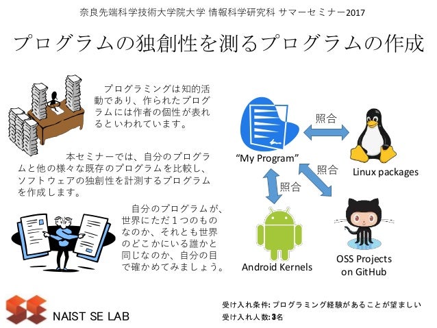 10 プログラムの独創性を測るプログラムの作成