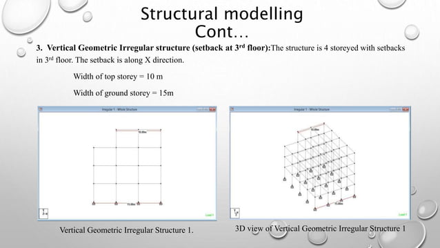 Seismic Analysis of regular & Irregular RCC frame structures | PPTX ...