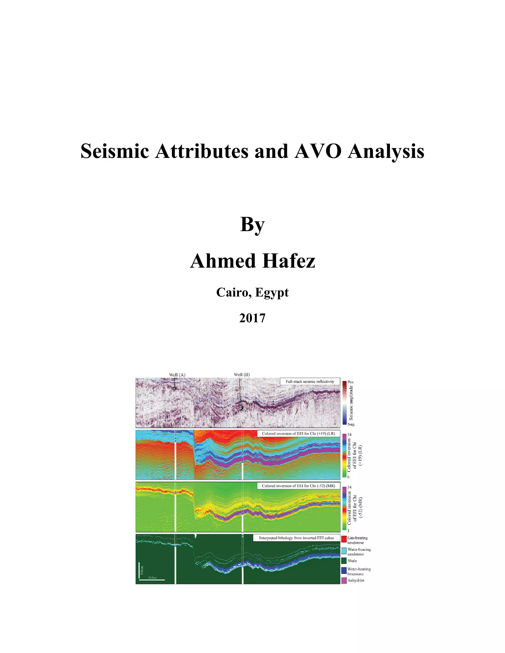 Avo Attributes Seismic attributes and avo analysis ahmed hafez (2) | PDF