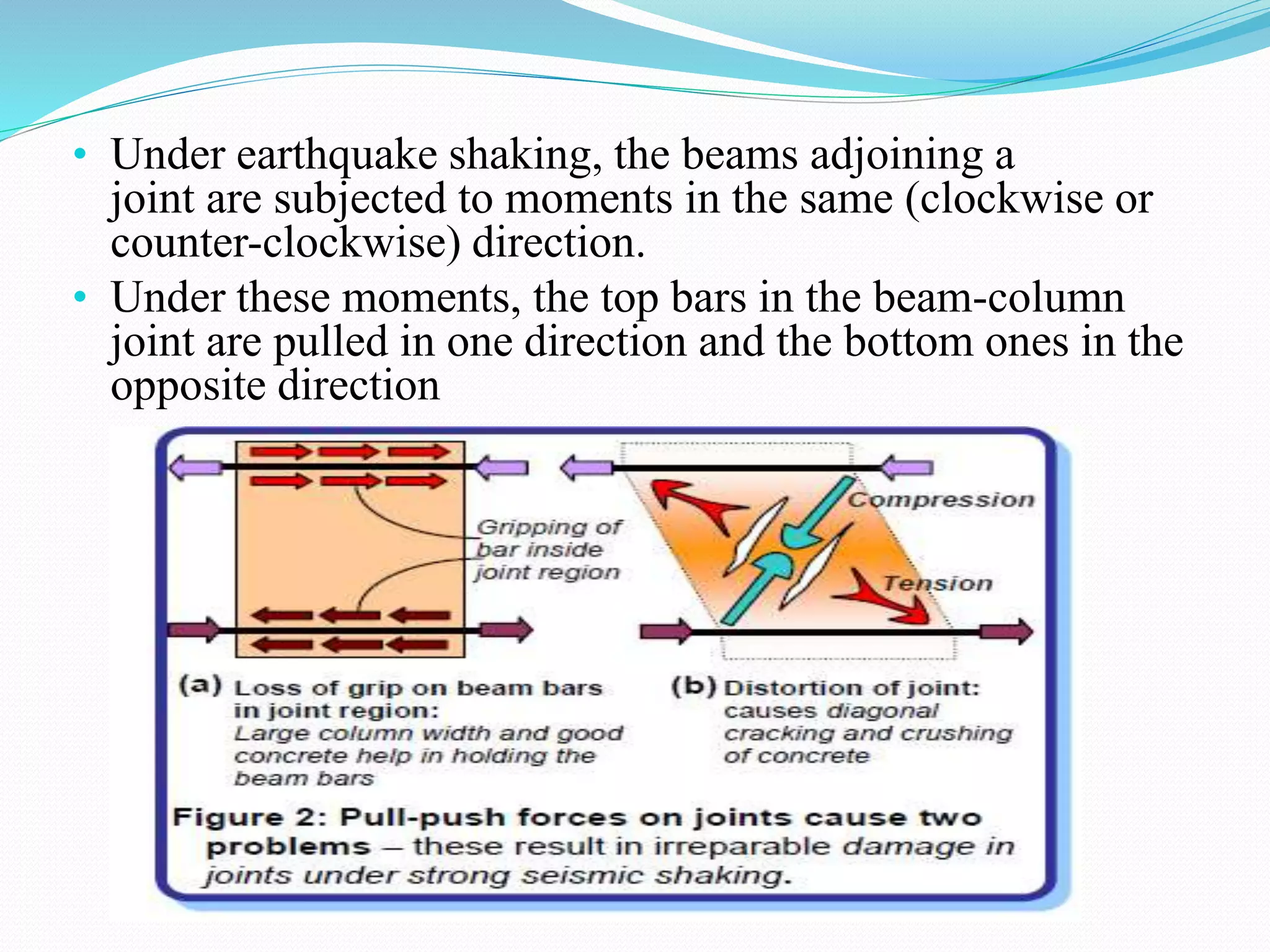 Seismic Behavior of Beam Column Joint | PPTX